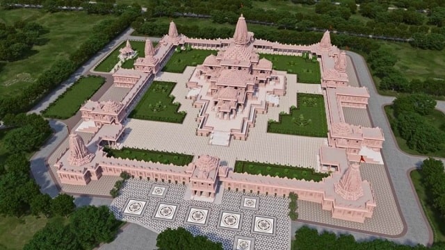 Ayodhya Ram Mandir: इस दिन होंगे राम मंदिर का उद्घाटन, देखिये मंदिर की तस्वीर।
